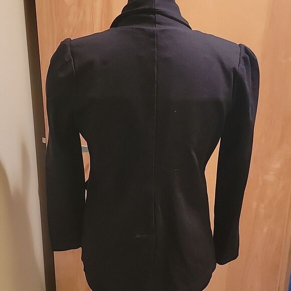 Veronica M Classic Black Blazer Sz Med - Picture 2 of 8